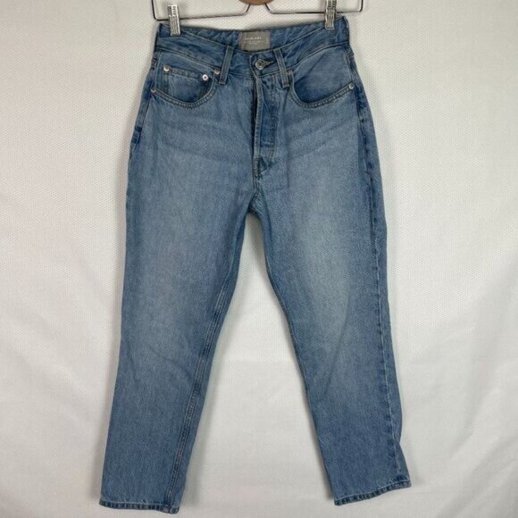 Everlane The Curvy 90s Cheeky Straight Leg High Rise Jean Vintage Mid Blue 26 - Picture 2 of 10